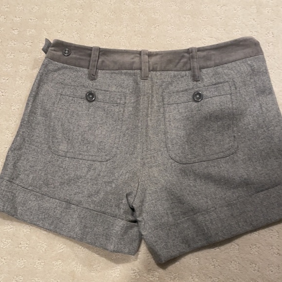 NWT Anthropologie Paper Boy Size 2 Wool/Velvet Gray Shorts - Picture 6 of 10
